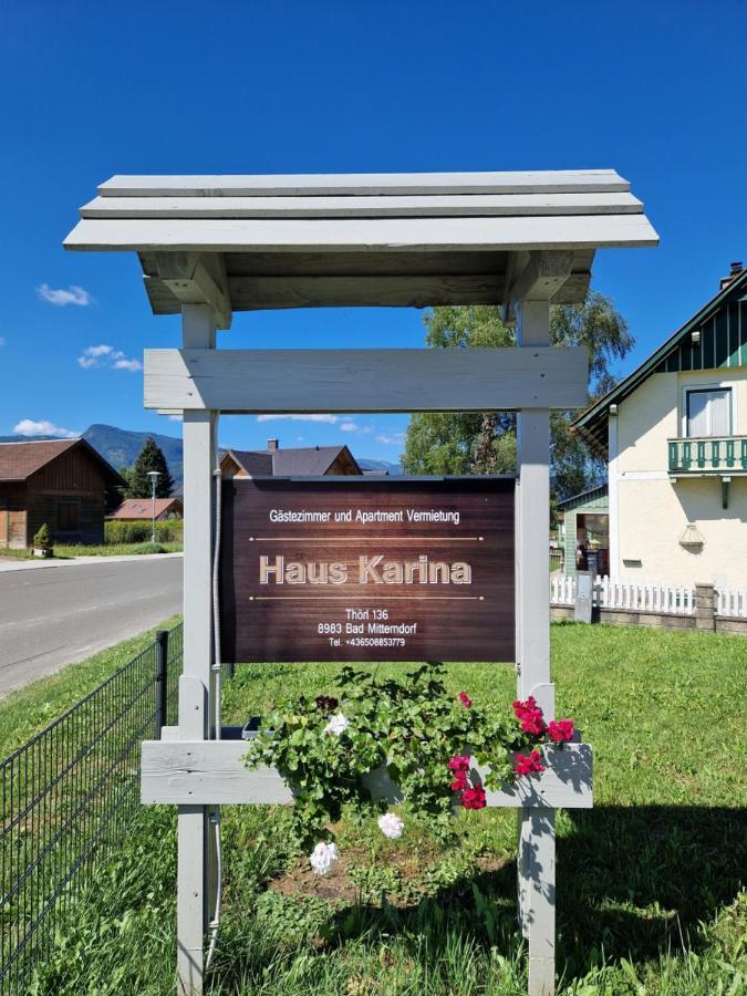 Haus Karina Hotel Bad Mitterndorf Exterior foto